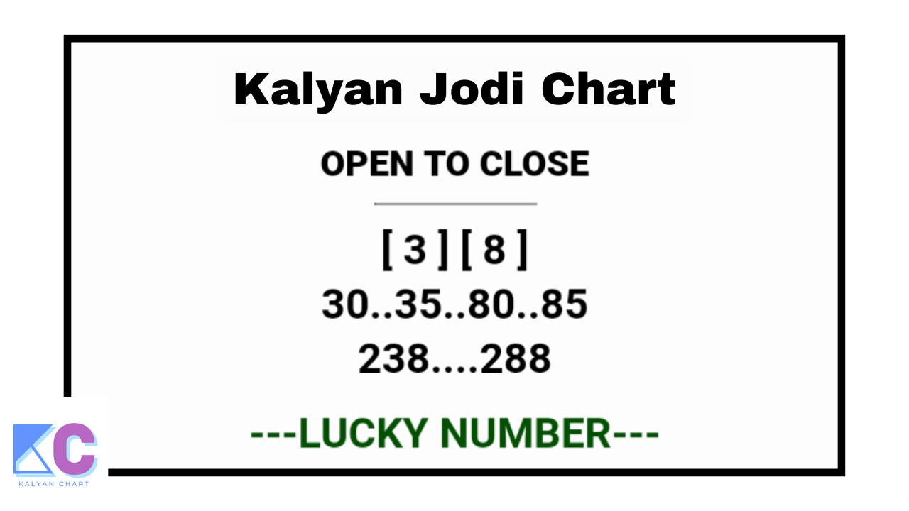 Empirical look Into Kalyan Jodi Charts