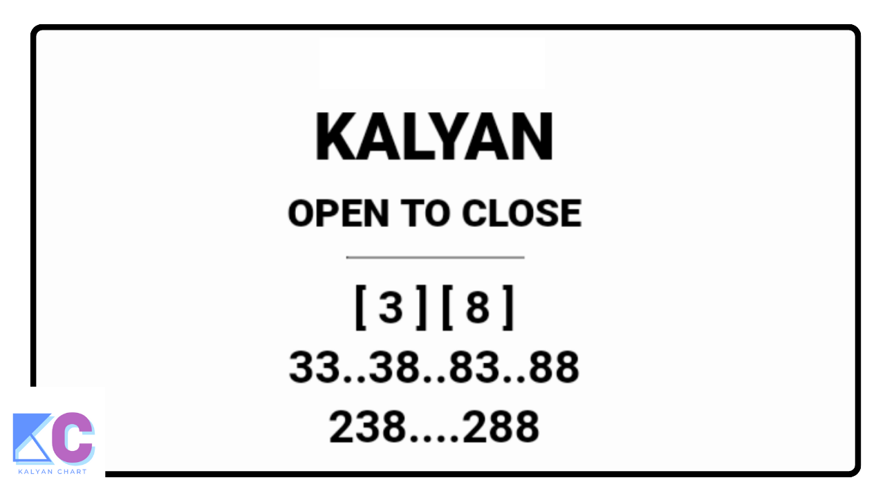 How kalyan night chart works?